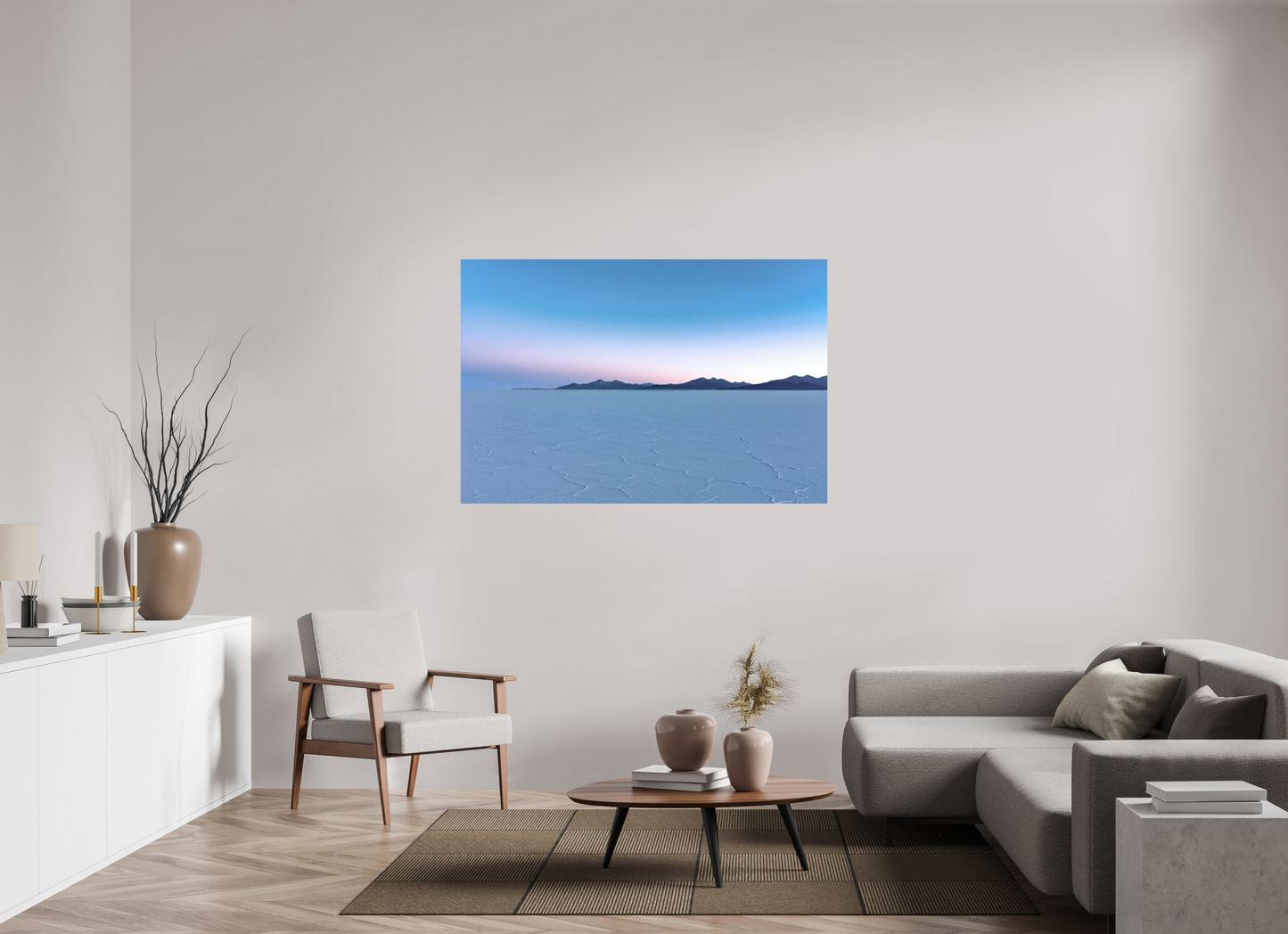 150 x 100 cm, Textured Matte Uyuni
