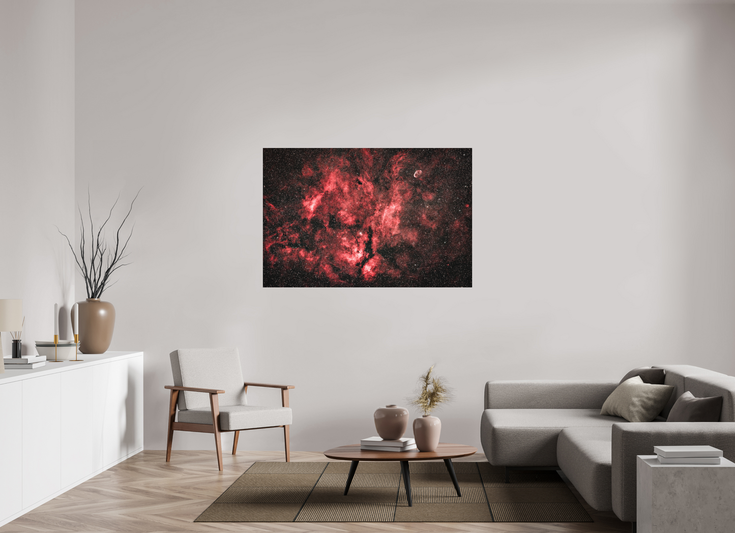 150 x 100 cm, Textured Matte The Heart of Cygnus