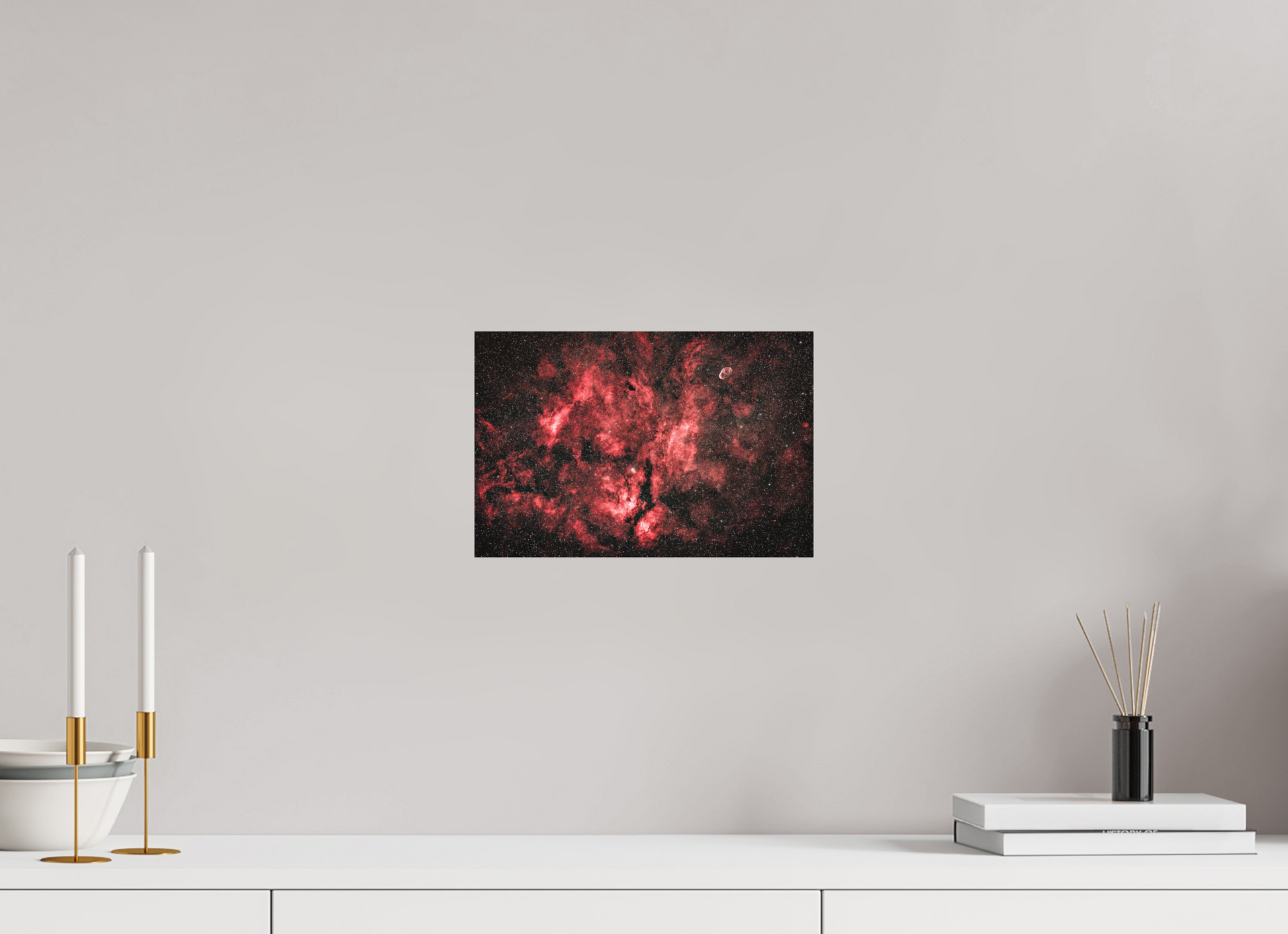 30 x 20 cm, Textured Matte The Heart of Cygnus