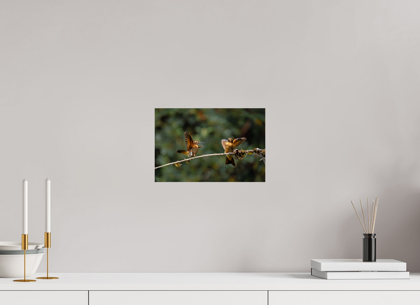 30 x 20 cm, Smooth Glossy hummingbird9