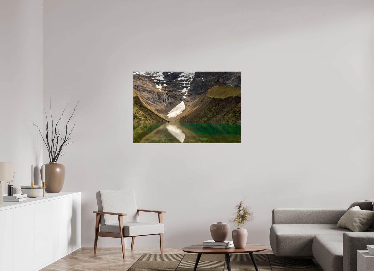 120 x 80 cm, Smooth Glossy Laguna Humantay