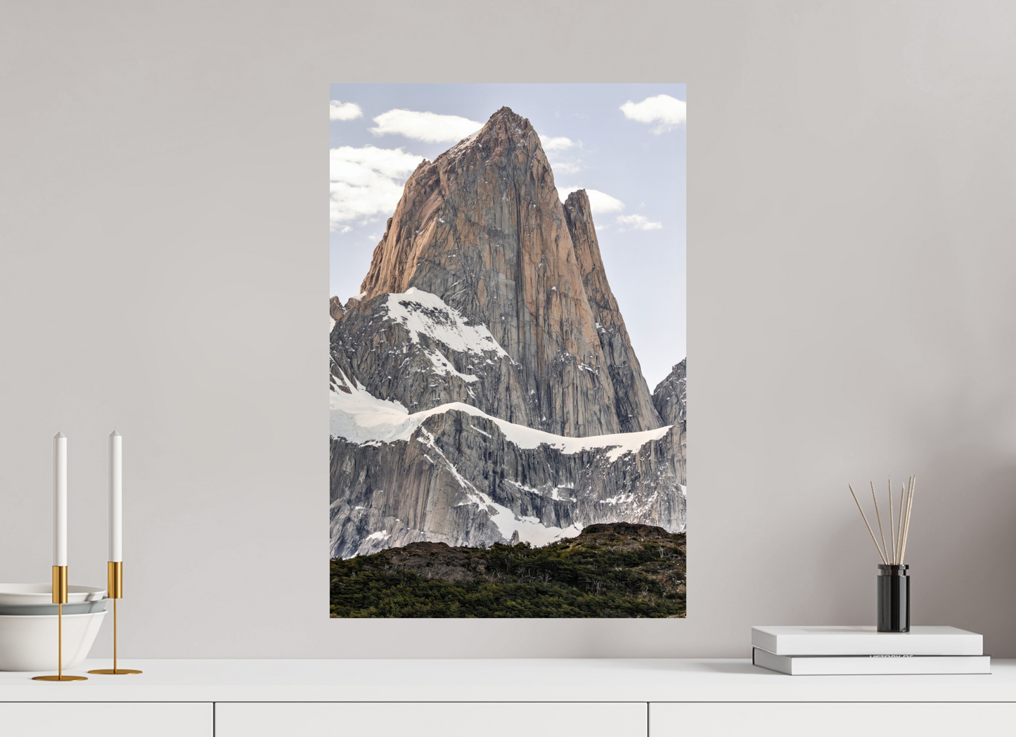 40 x 60 cm, Smooth Glossy Fitz Roy