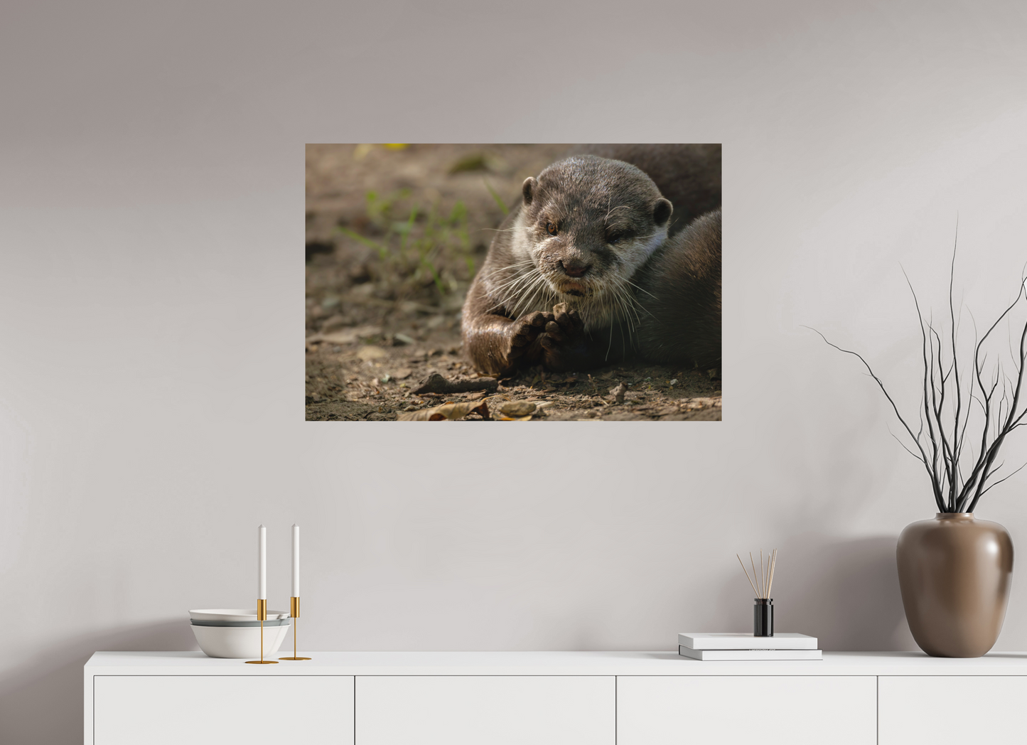 90 x 60 cm, Textured Matte otter3