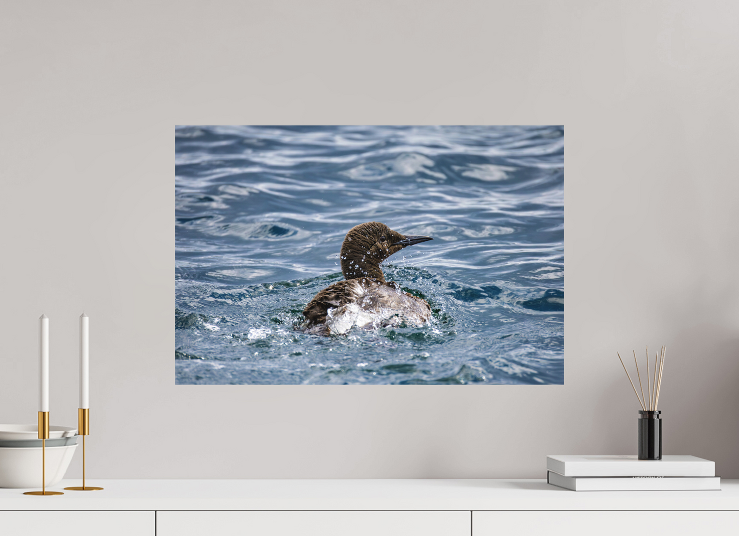 60 x 40 cm, Textured Matte guillemot2