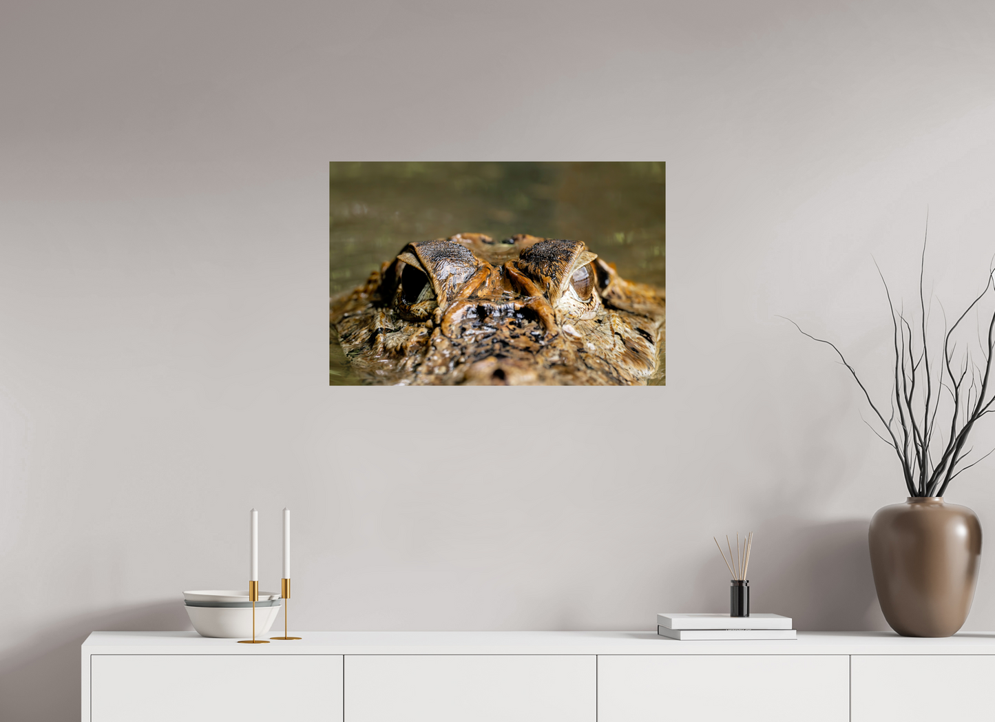 75 x 50 cm, Smooth Glossy Caiman