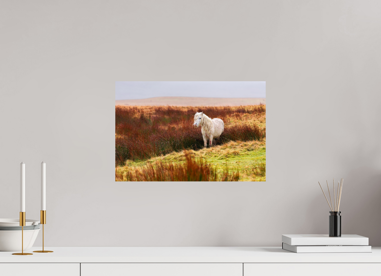 45 x 30 cm, Smooth Glossy Horse