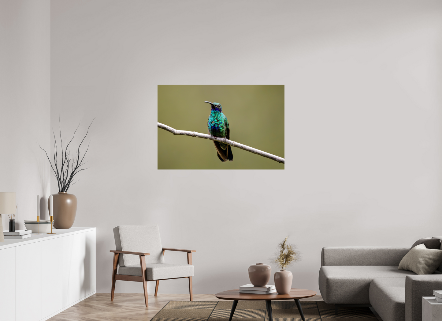 120 x 80 cm, Smooth Glossy hummingbird13