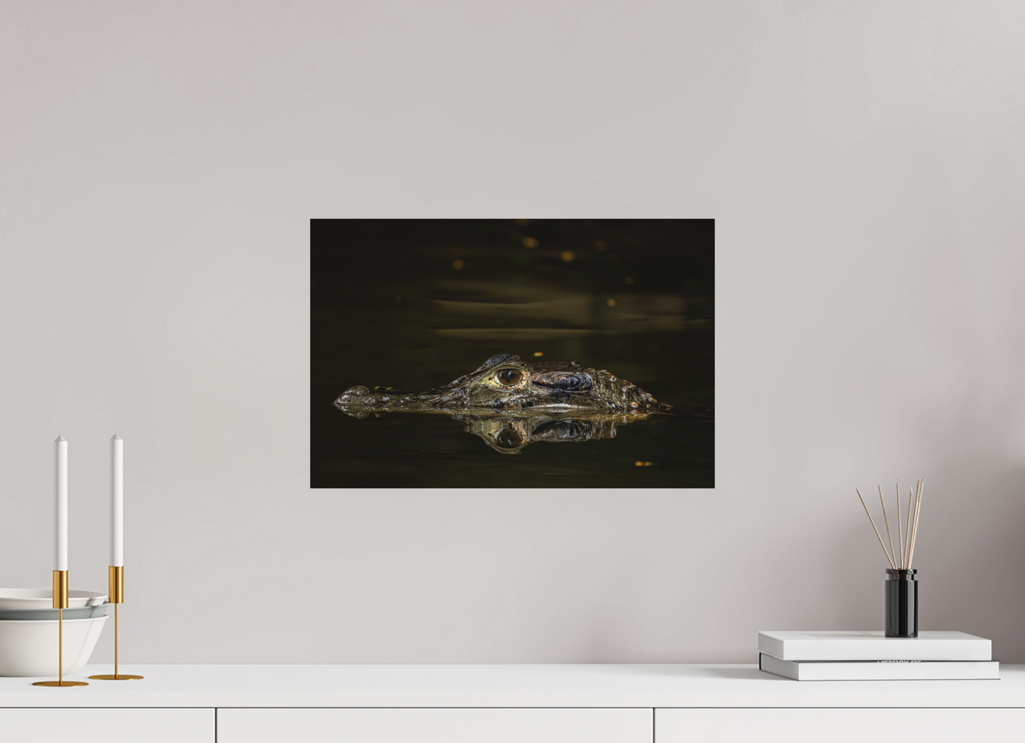 45 x 30 cm, Textured Matte Approaching Danger