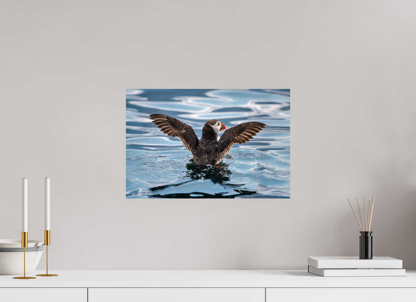 45 x 30 cm, Smooth Glossy puffin4
