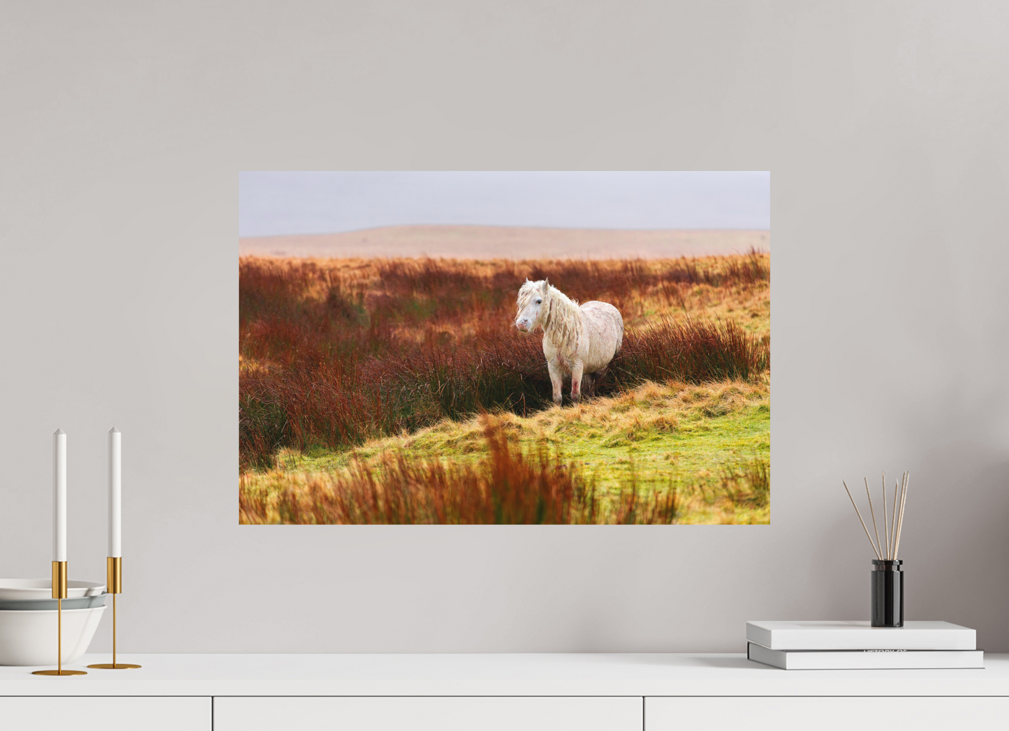 60 x 40 cm, Textured Matte Horse