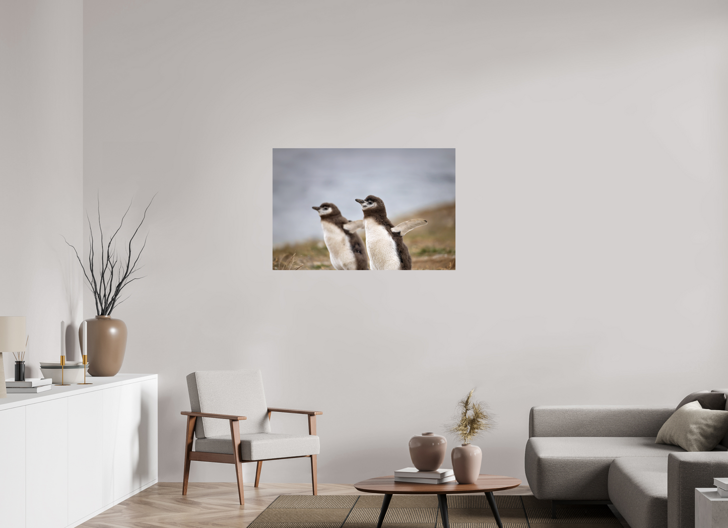 105 x 70 cm, Smooth Glossy Flightless Birds