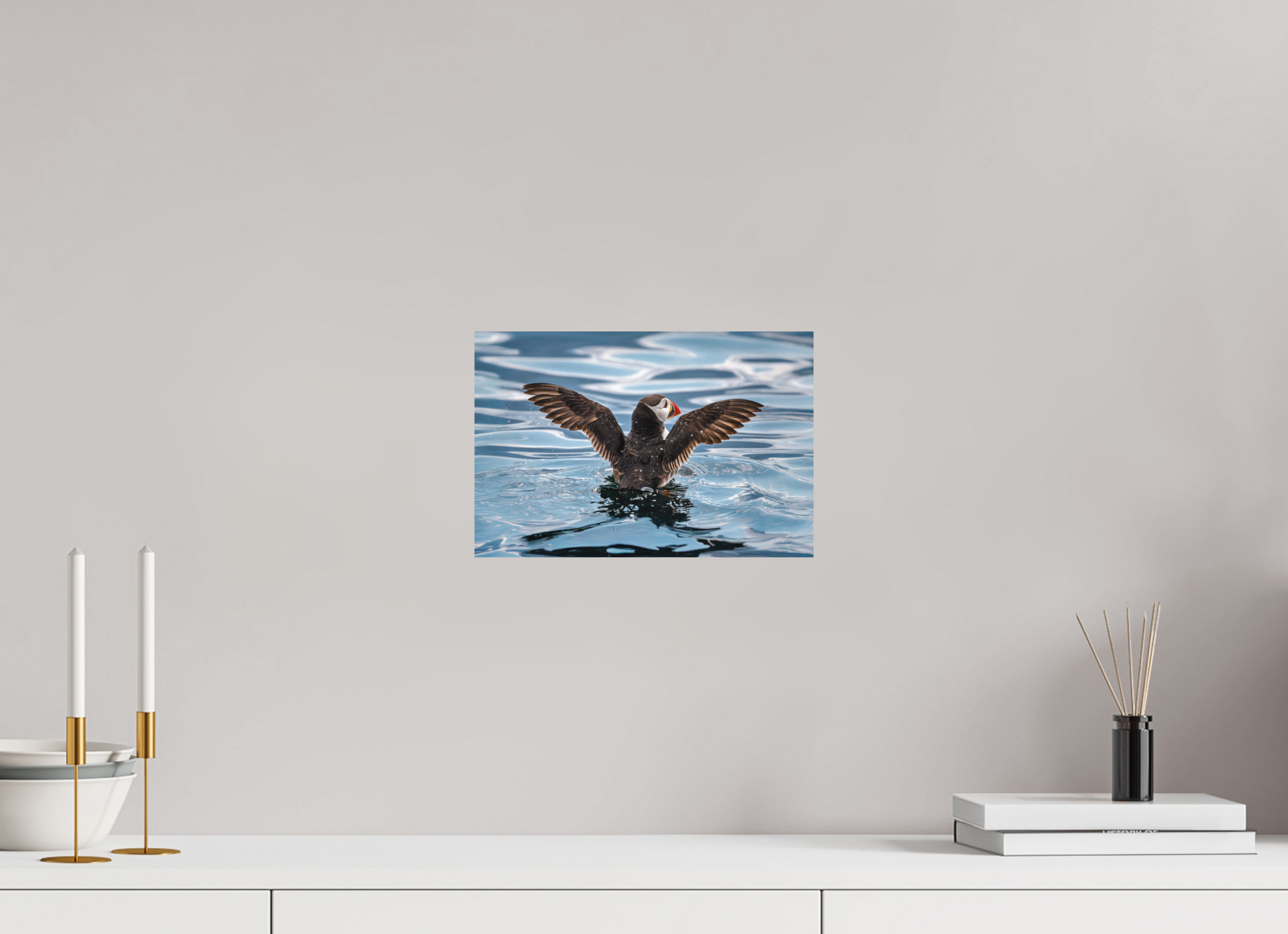 30 x 20 cm, Textured Matte puffin4