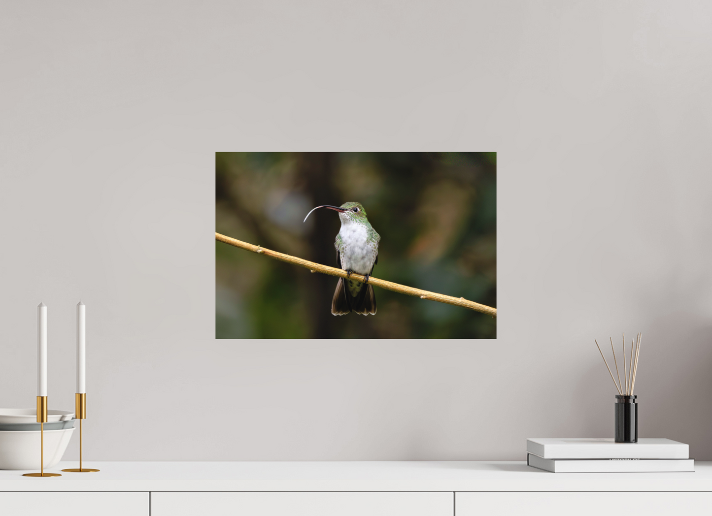 45 x 30 cm, Textured Matte hummingbird12