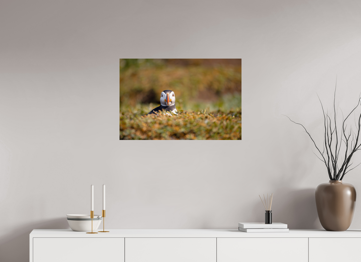 75 x 50 cm, Smooth Glossy puffin5