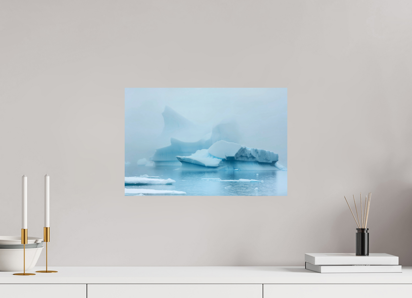 45 x 30 cm, Smooth Gloss The 60th Parallell