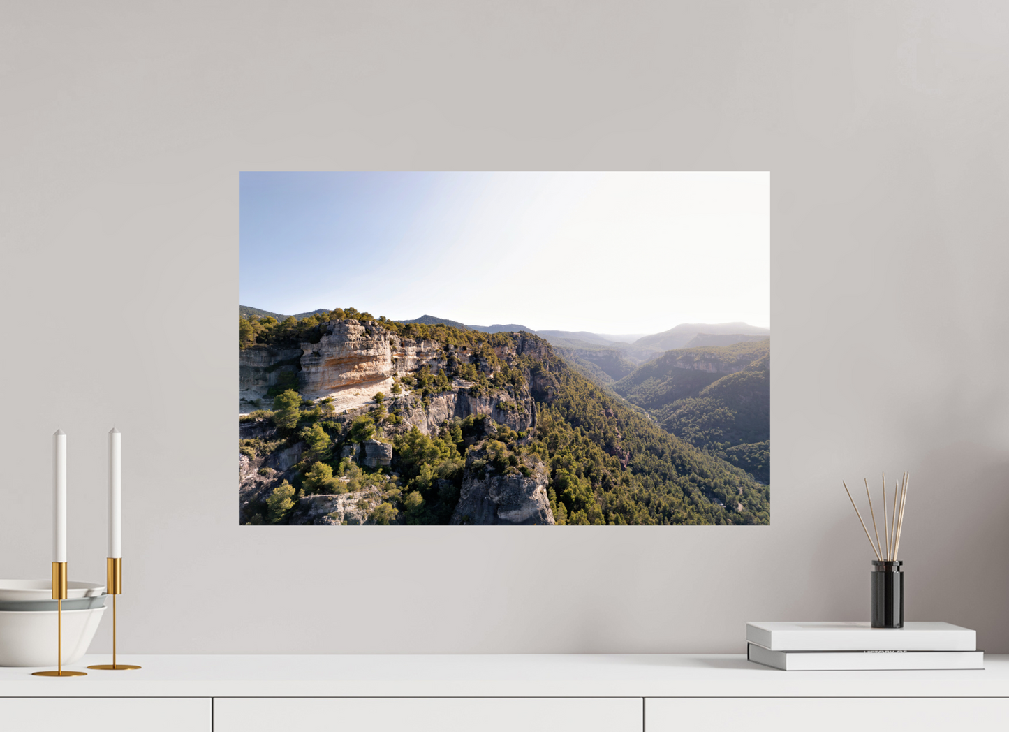 60 x 40 cm, Smooth Glossy The Mountain Path
