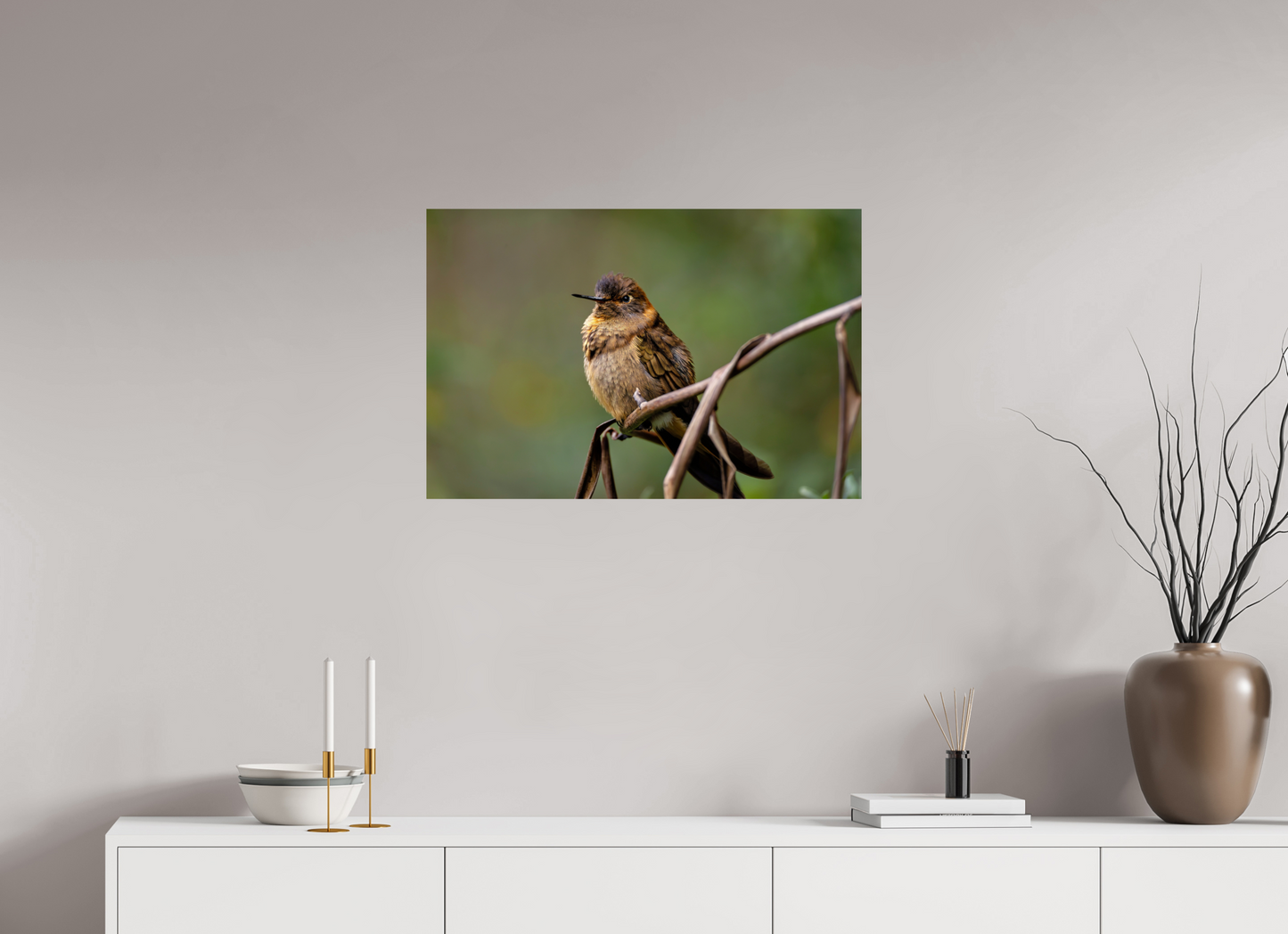 75 x 50 cm, Smooth Glossy hummingbird10