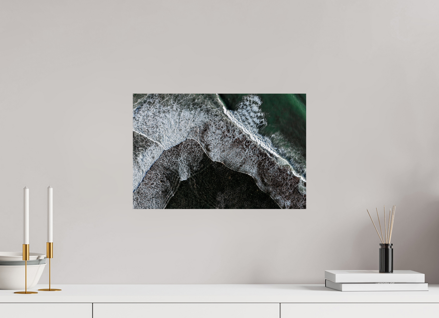 45 x 30 cm, Smooth Glossy Swash