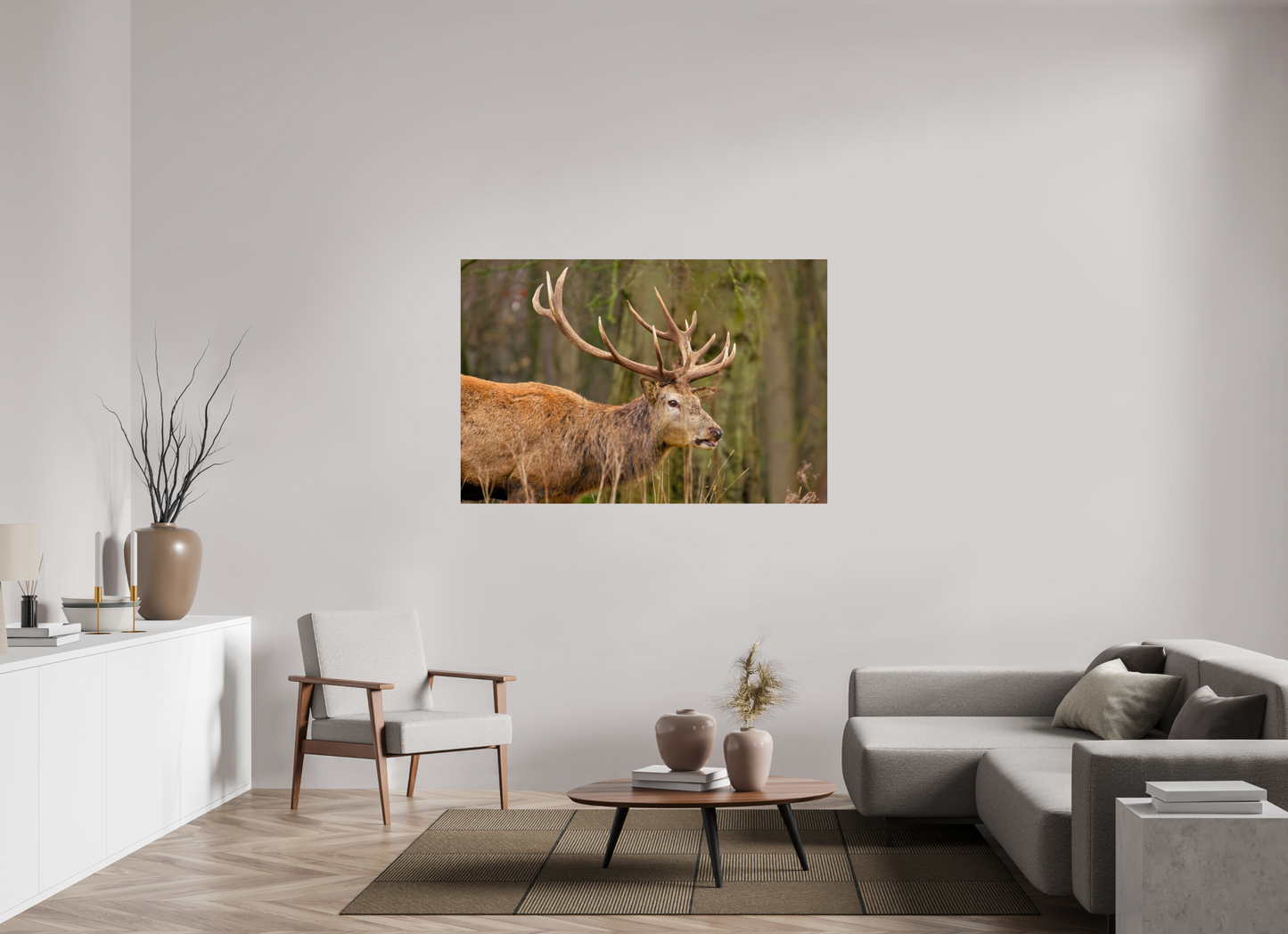 150 x 100 cm, Smooth Glossy Deer
