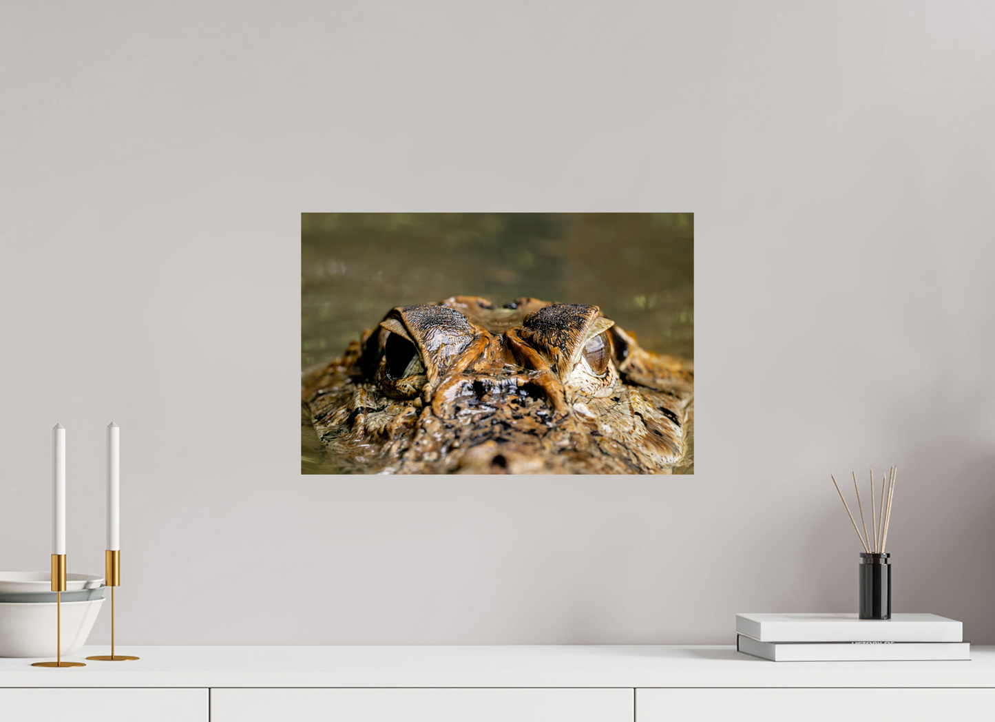 45 x 30 cm, Smooth Glossy Caiman