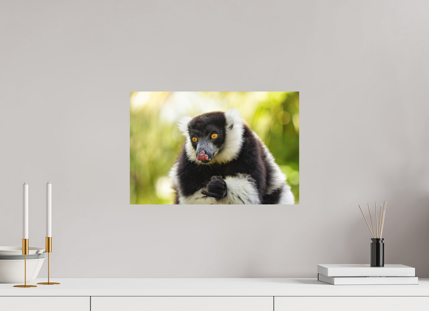 45 x 30 cm, Textured Matte lemur
