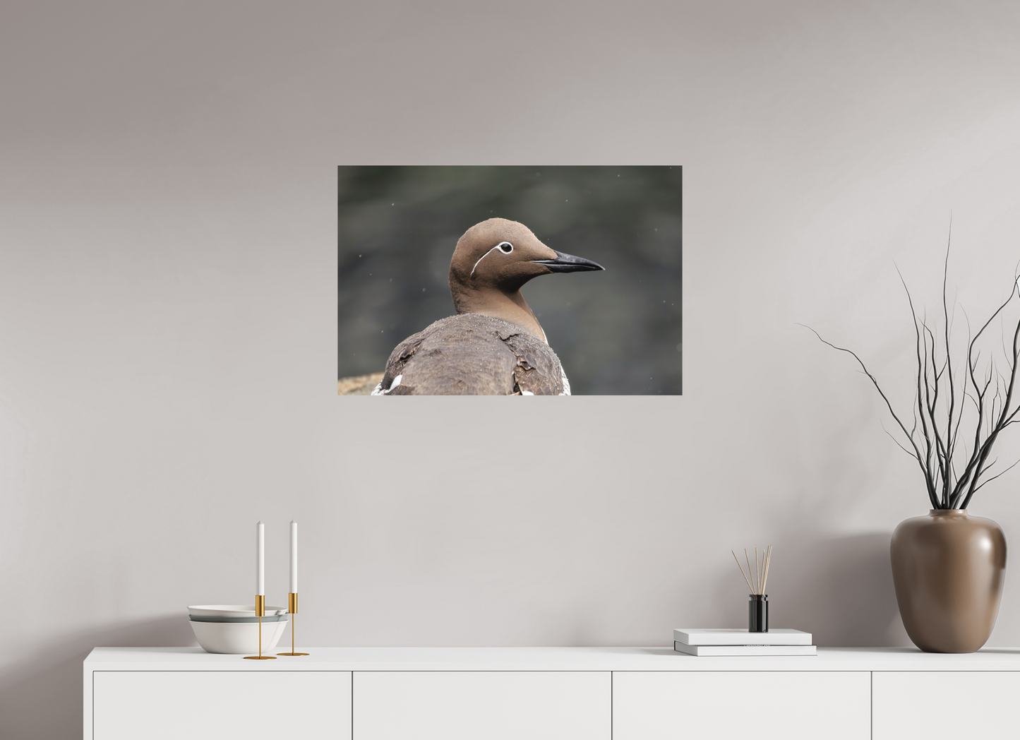 75 x 50 cm, Textured Matte Guillemot