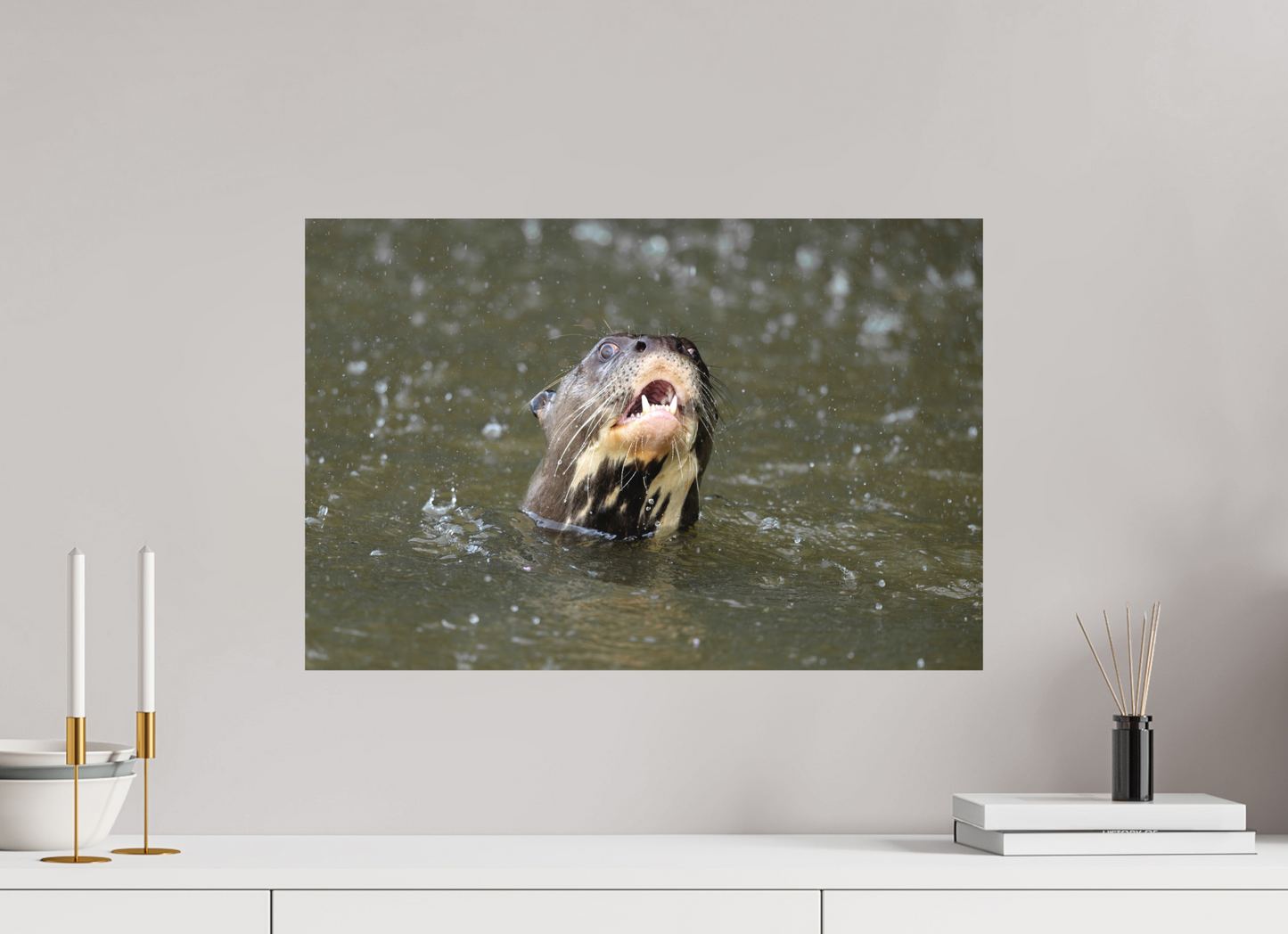 60 x 40 cm, Textured Matte Giant Otter