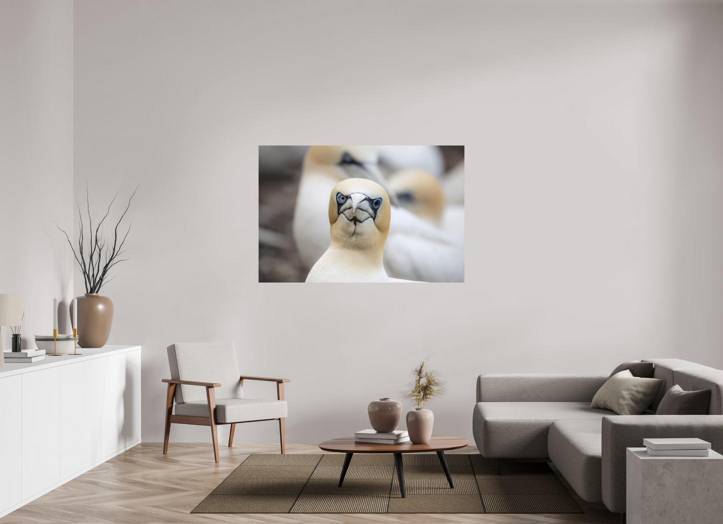 150 x 100 cm, Textured Matte bird flu