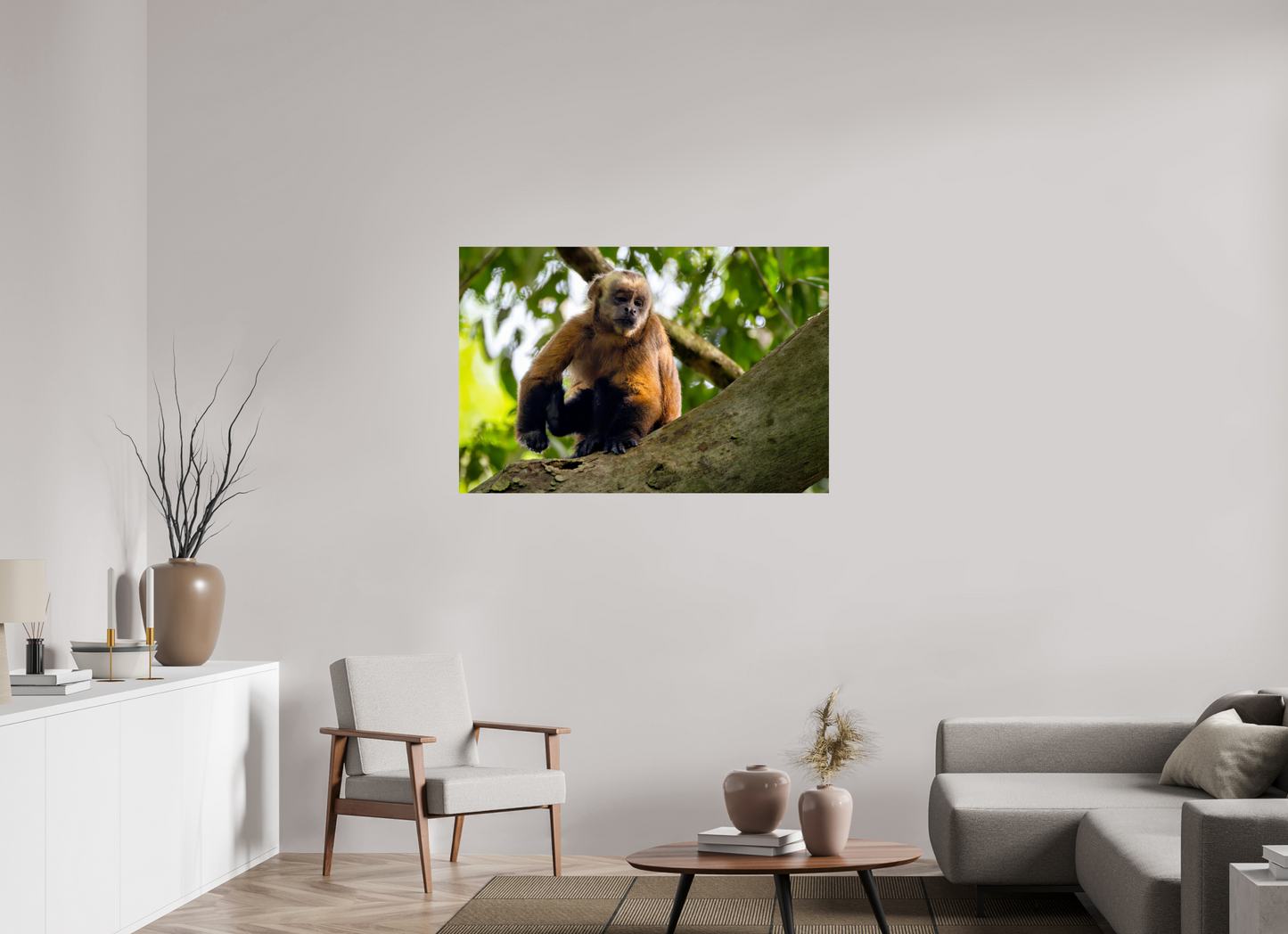 120 x 80 cm, Smooth Glossy Capuchin