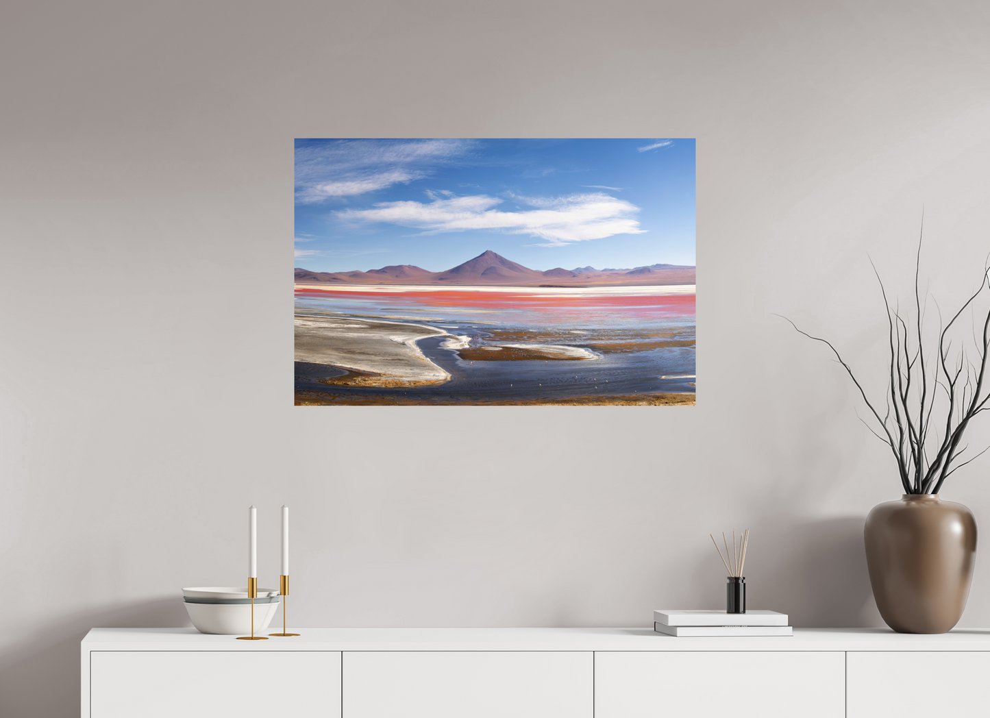 90 x 60 cm, Textured Matte Laguna Colorada