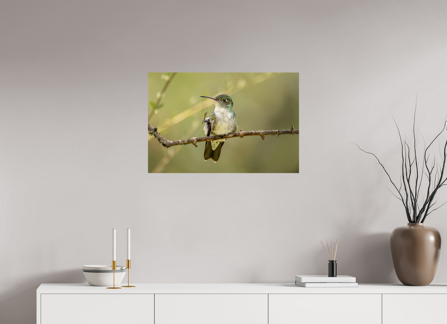 75 x 50 cm, Smooth Glossy hummingbird14