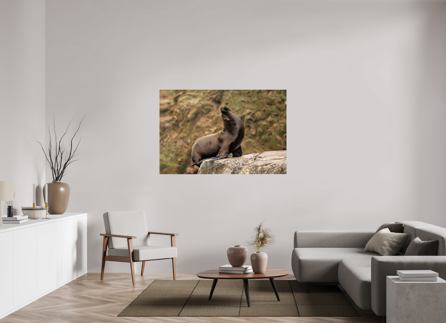 150 x 100 cm, Smooth Glossy sea lion 2