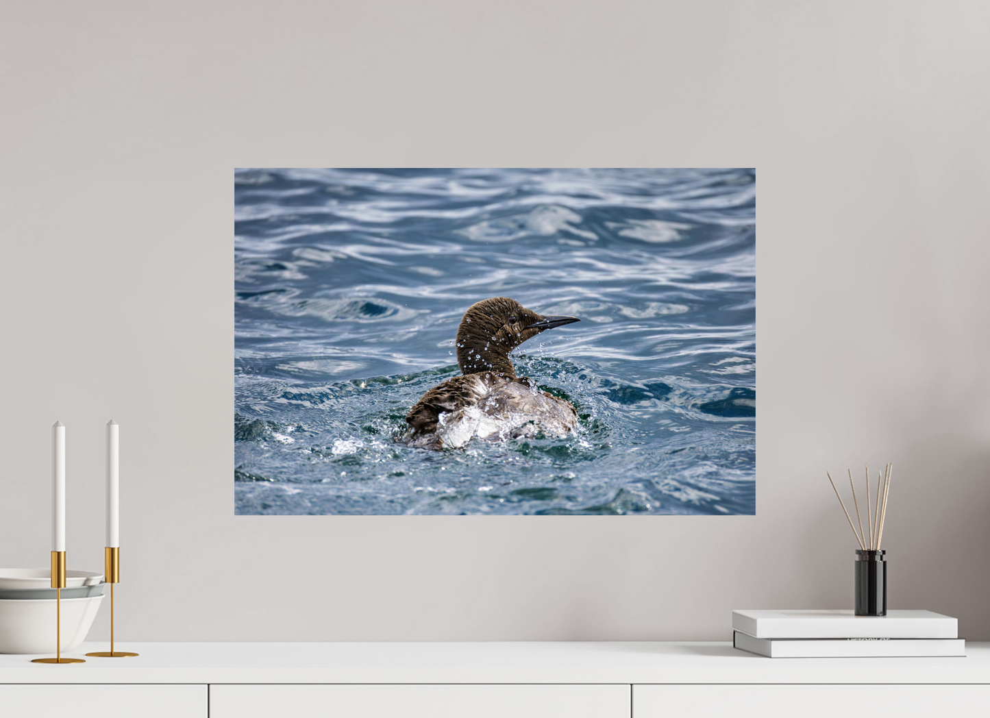 60 x 40 cm, Smooth Glossy guillemot2