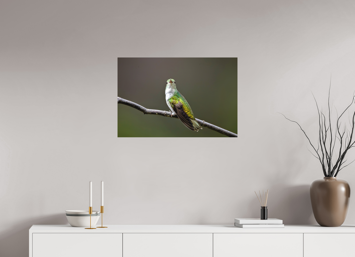 75 x 50 cm, Textured Matte hummingbird 4