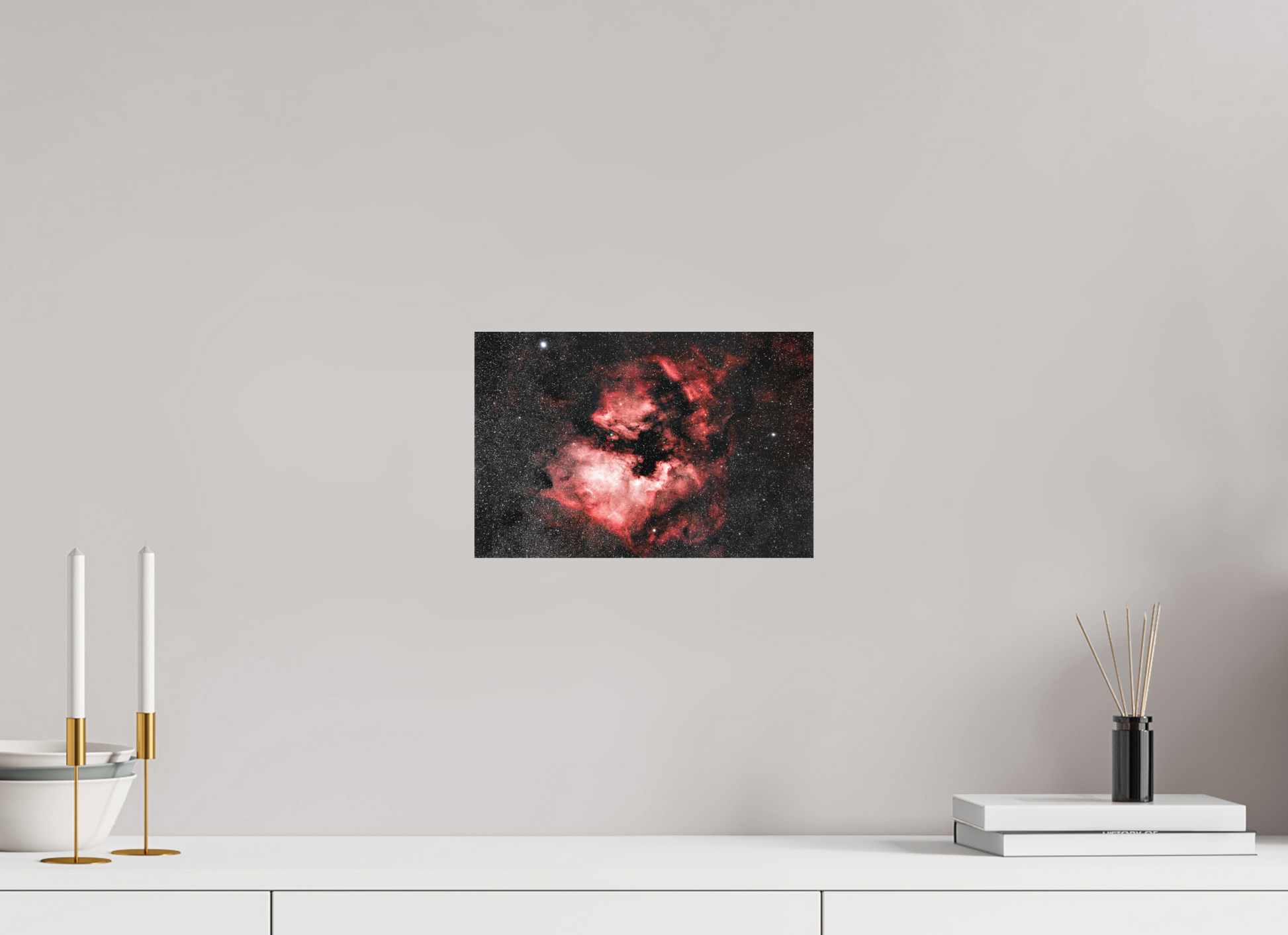 30 x 20 cm, Textured Matte North America And Pelican Nebula