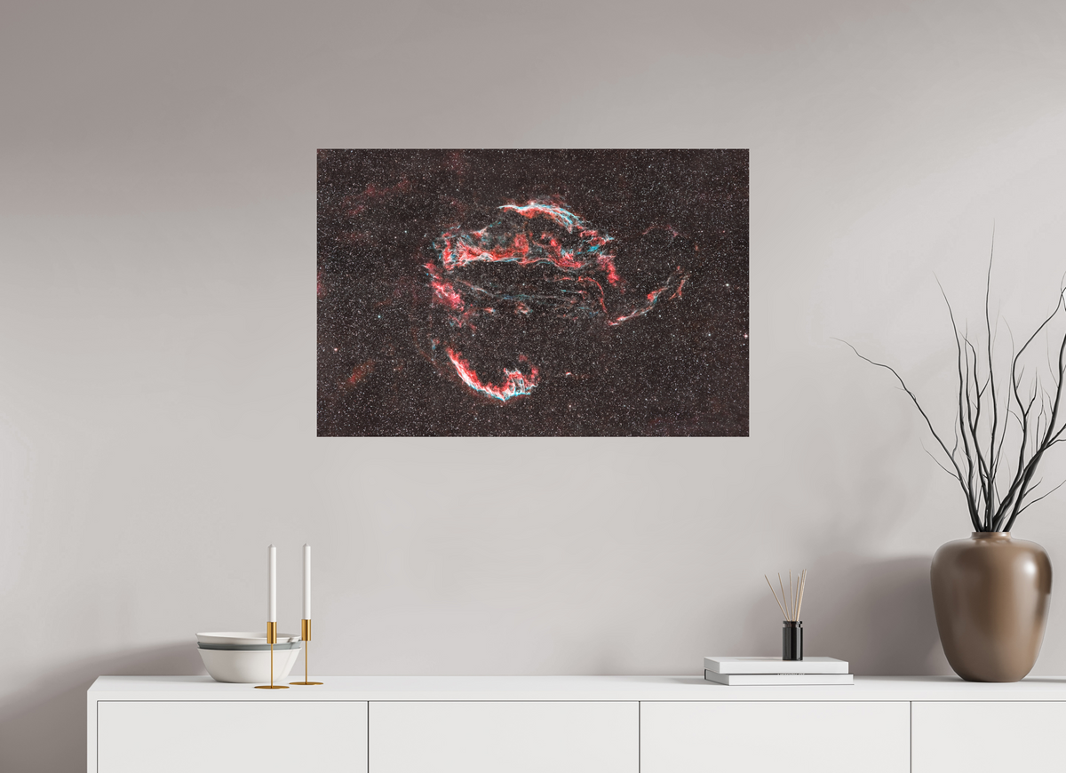 90 x 60 cm, Textured Matte The Veil Nebula