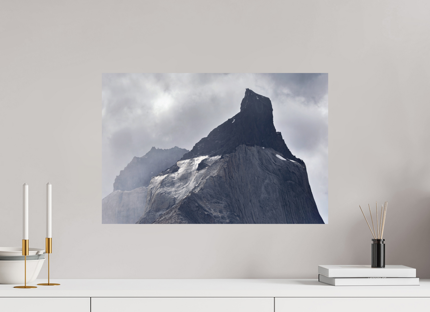 60 x 40 cm, Smooth Glossy Los Cuernos
