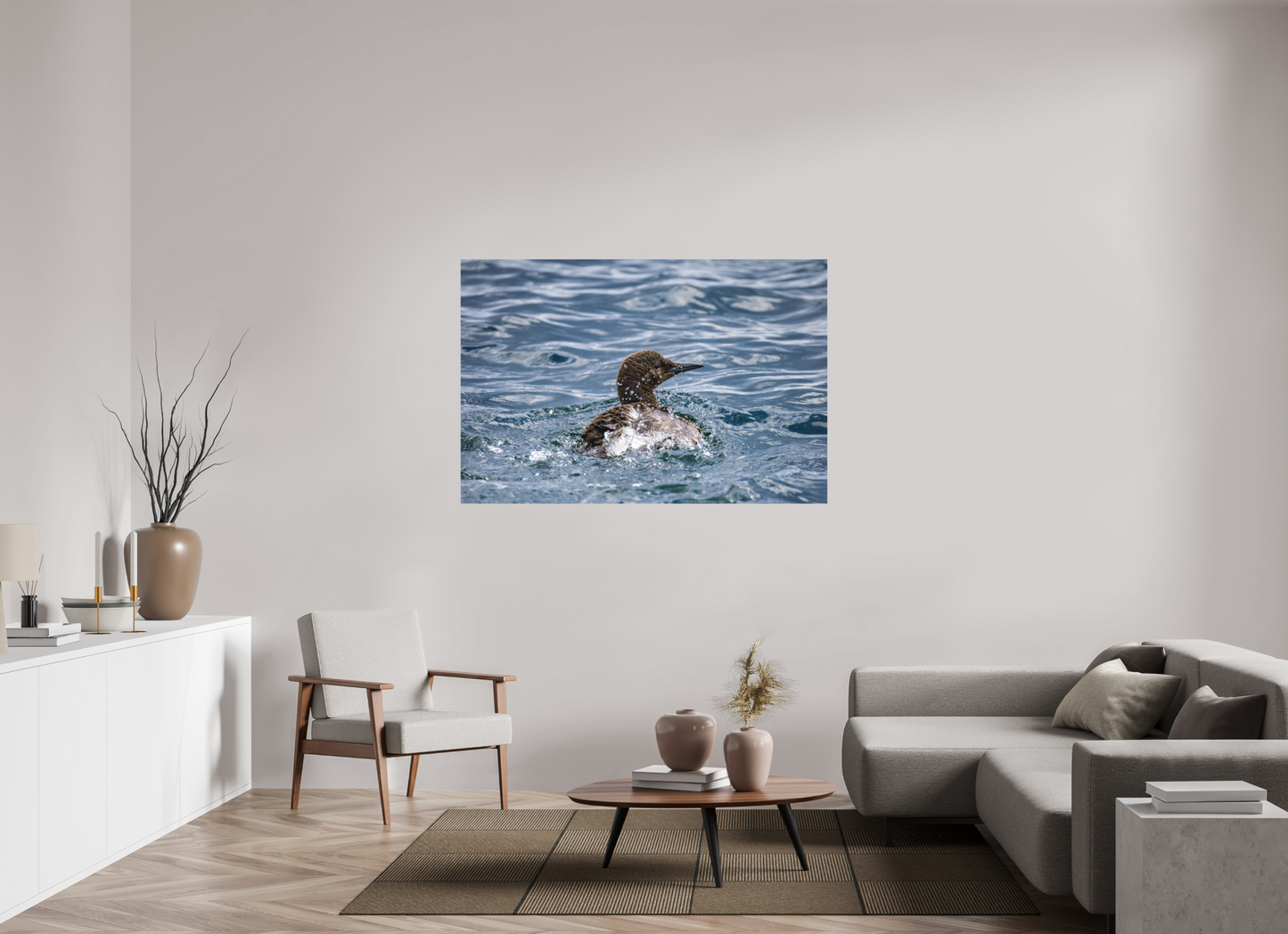 150 x 100 cm, Textured Matte guillemot2