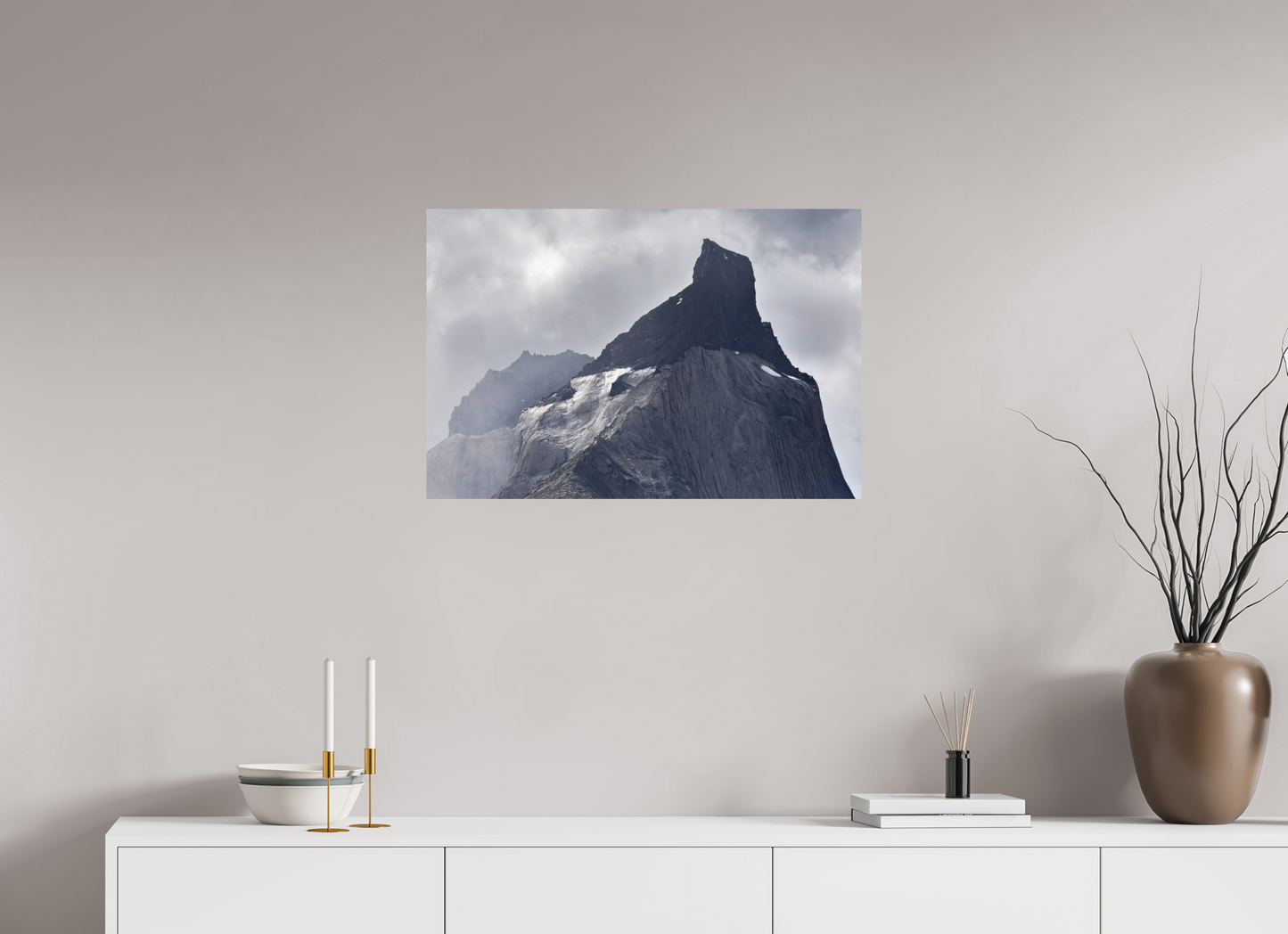 75 x 50 cm, Smooth Glossy Los Cuernos