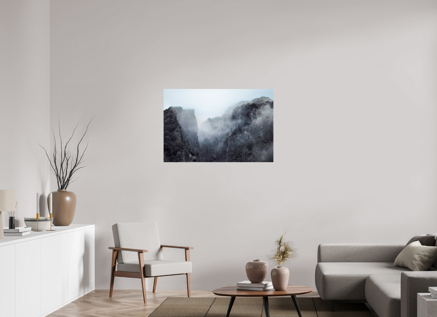 105 x 70 cm, Smooth Glossy The Mountain Pass