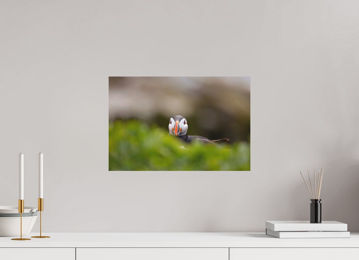 45 x 30 cm, Textured Matte puffin6