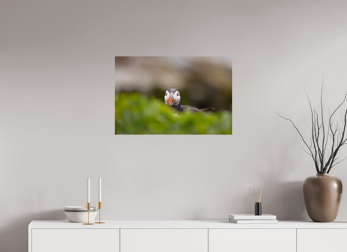 75 x 50 cm, Smooth Glossy puffin6