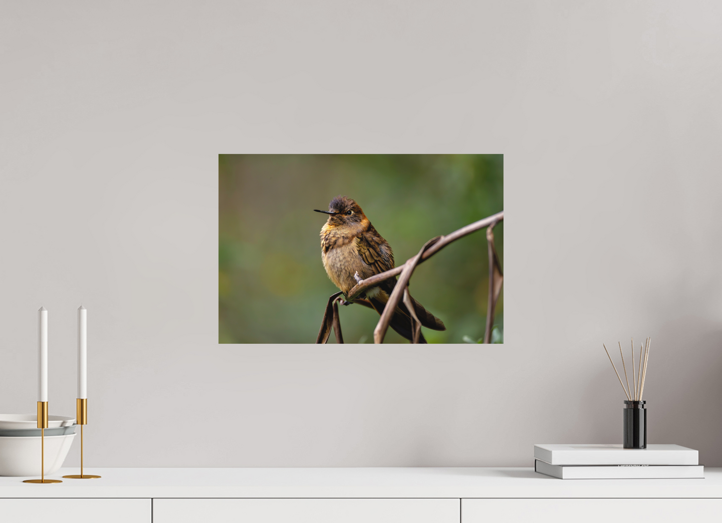 45 x 30 cm, Textured Matte hummingbird10