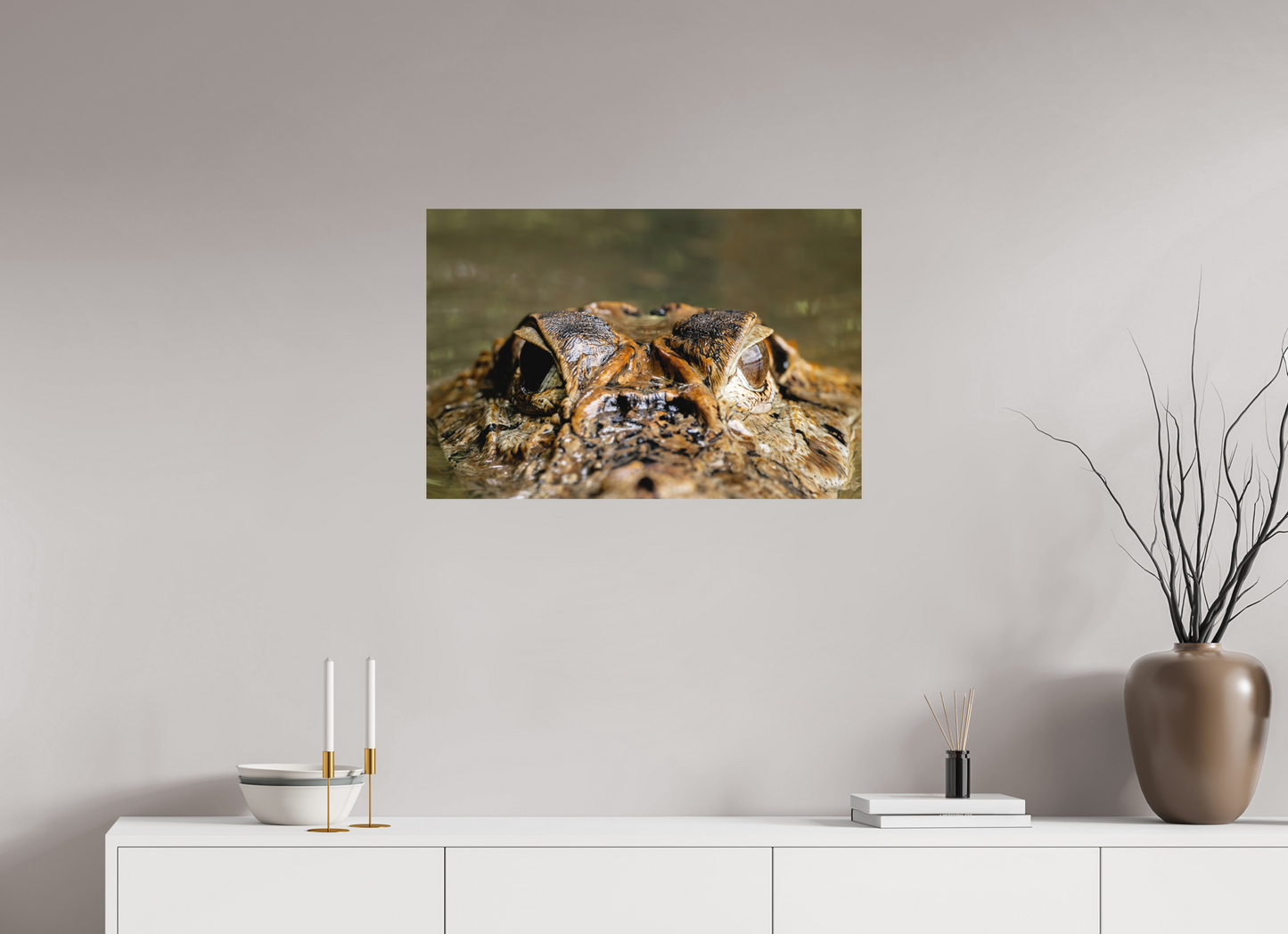 75 x 50 cm, Textured Matte Caiman