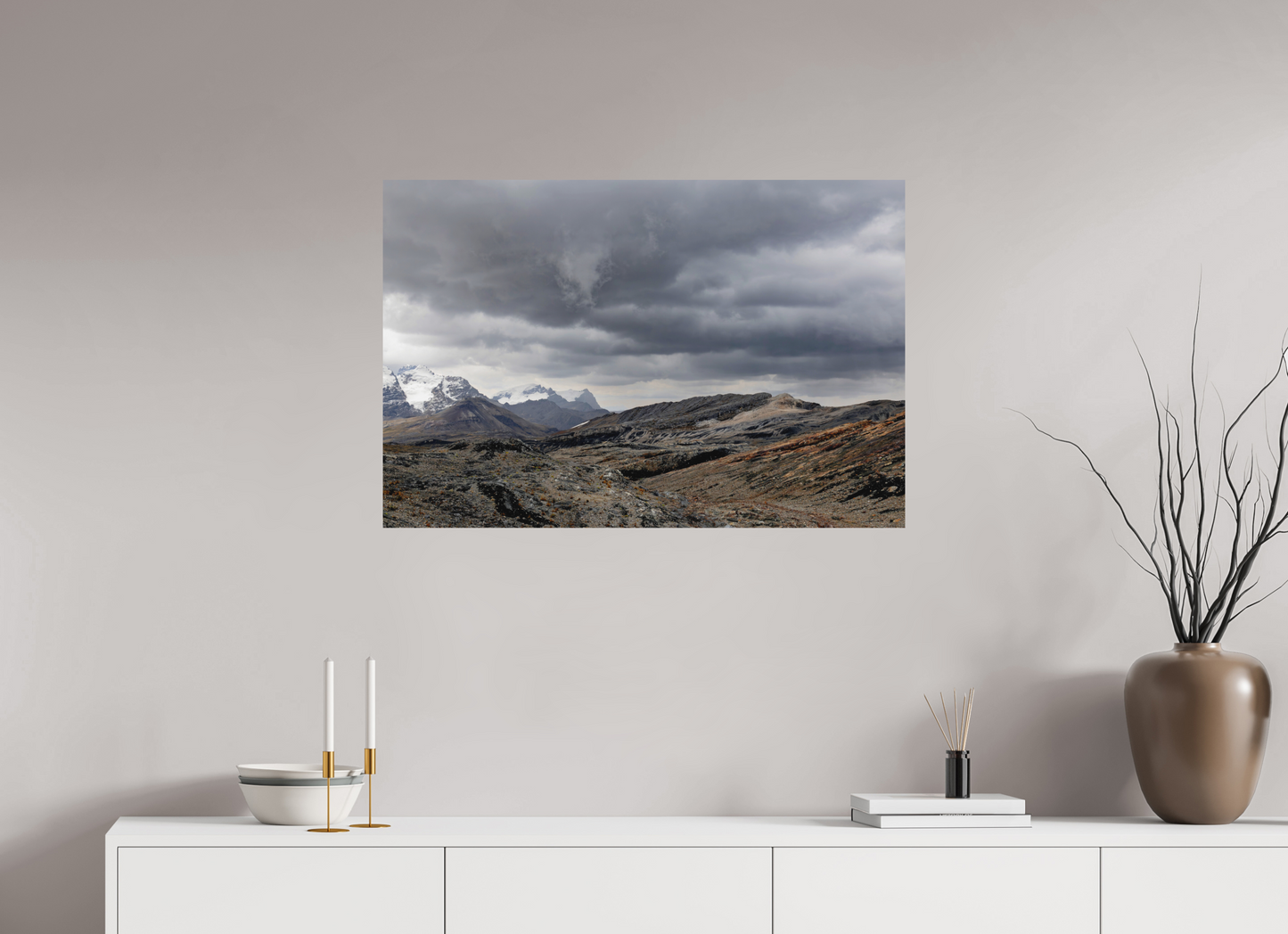 90 x 60 cm, Textured Matte The Peruvian Plateau