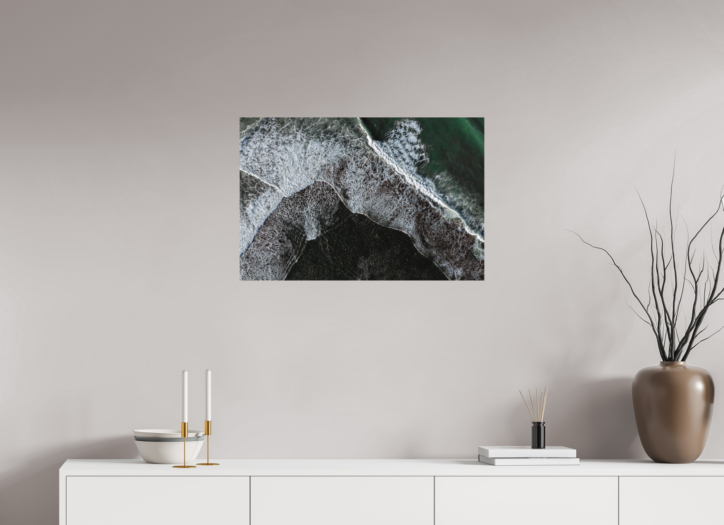 75 x 50 cm, Textured Matte Swash