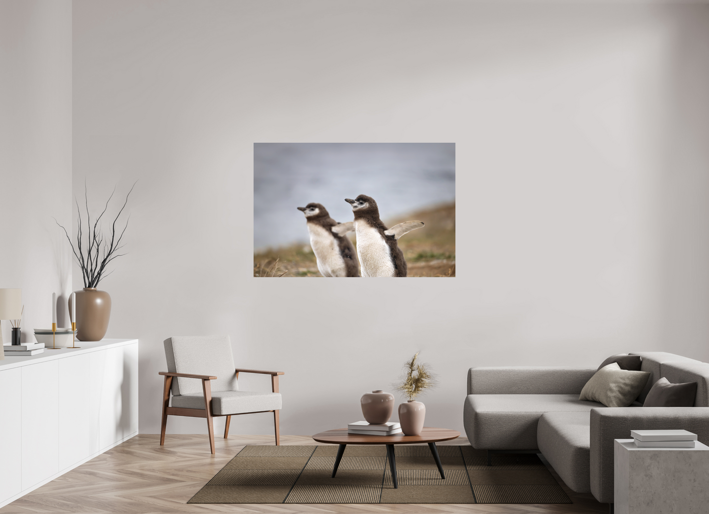 150 x 100 cm, Textured Matte Flightless Birds