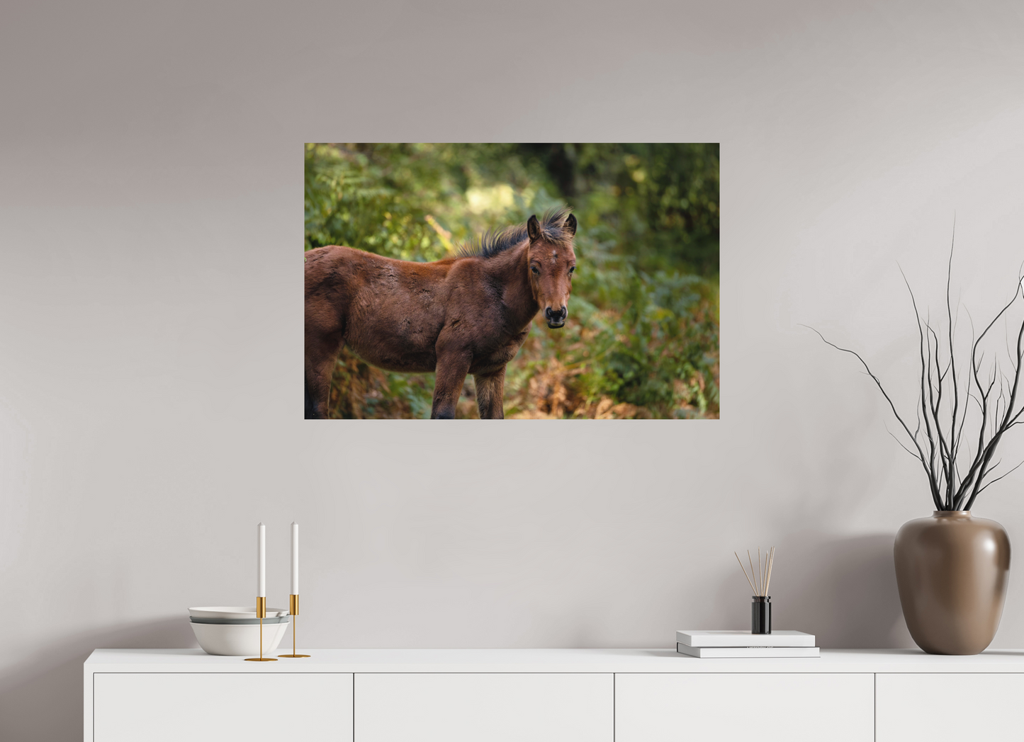 90 x 60 cm, Textured Matte horse