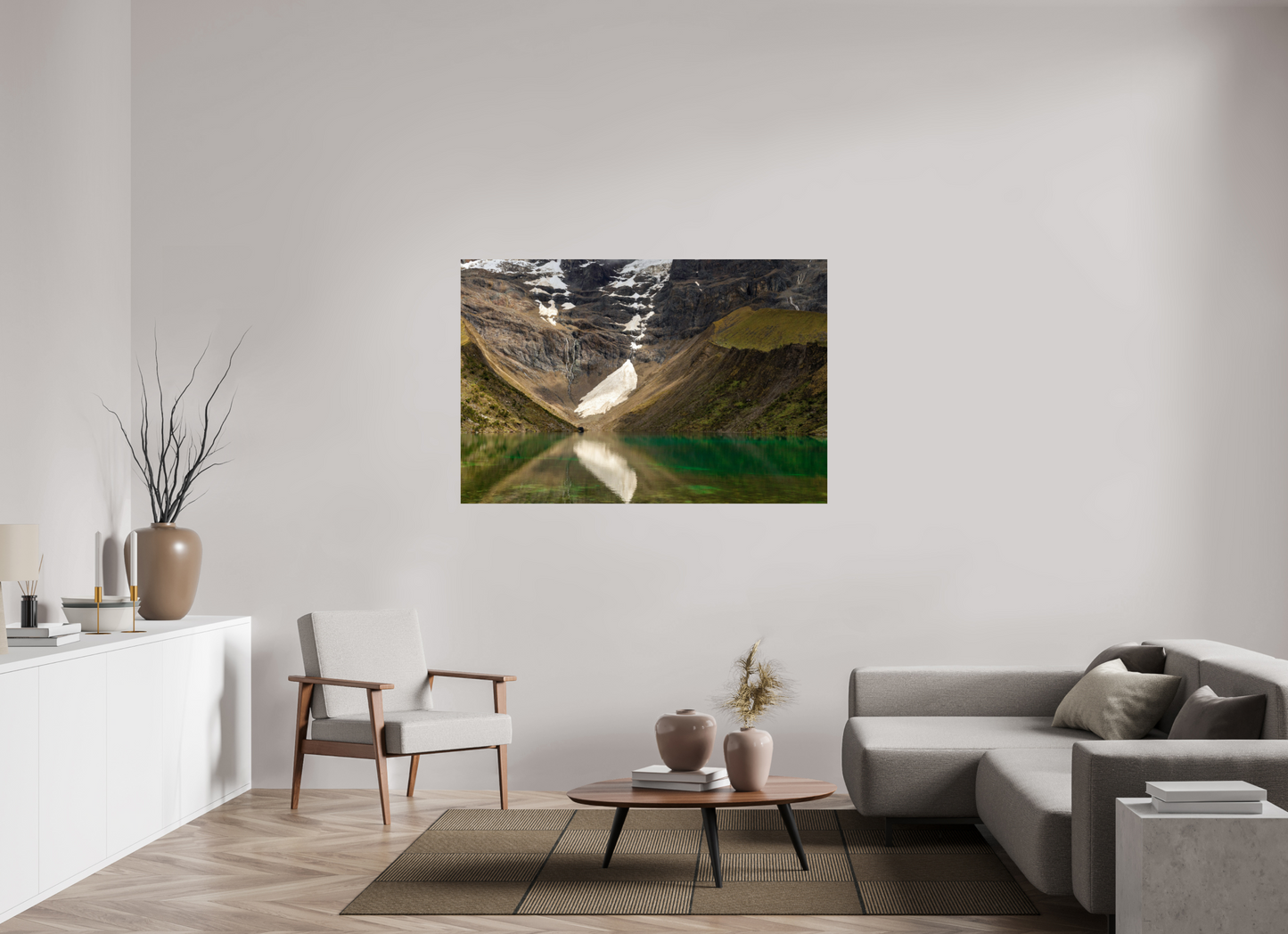 150 x 100 cm, Smooth Glossy Laguna Humantay