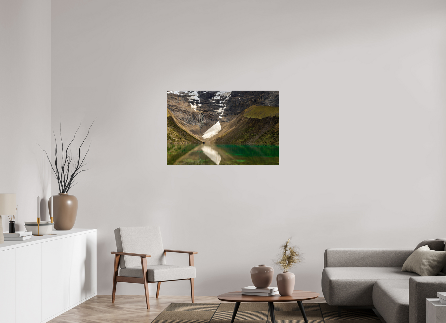 105 x 70 cm, Smooth Glossy Laguna Humantay